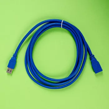 Gizzu USB 3.0 Przedłużacz 2m – 5Gbps, męski na żeński, czarny
