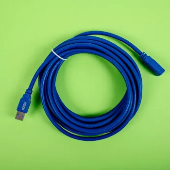 Gizzu USB 3.0 Przedłużacz 5m - Niebieski
