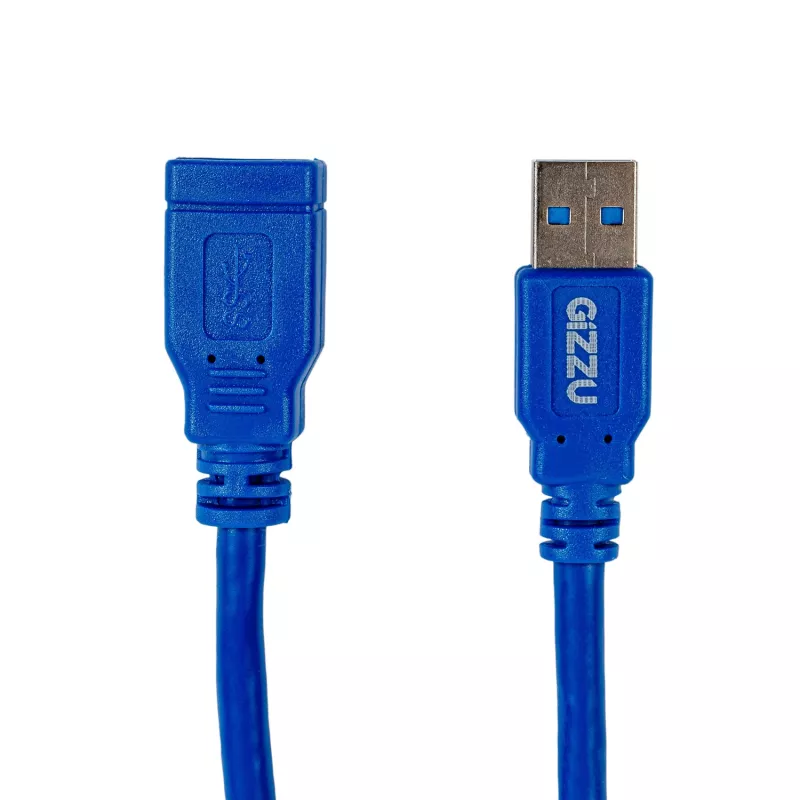 Gizzu USB 3.0 Przedłużacz 5m - Niebieski
