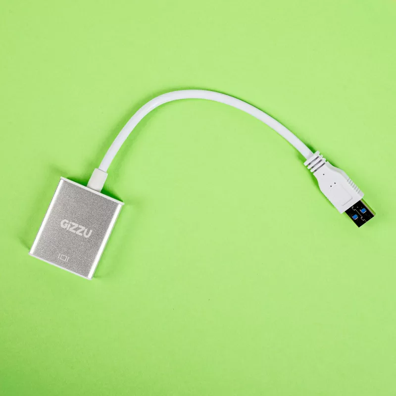 Gizzu USB 3.0 na HDMI Adapter - Full HD 1080p Video Output, Czarny