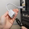 Gizzu USB 3.0 na HDMI Adapter - Full HD 1080p Video Output, Czarny