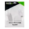 Gizzu USB 3.0 na HDMI Adapter - Full HD 1080p Video Output, Czarny