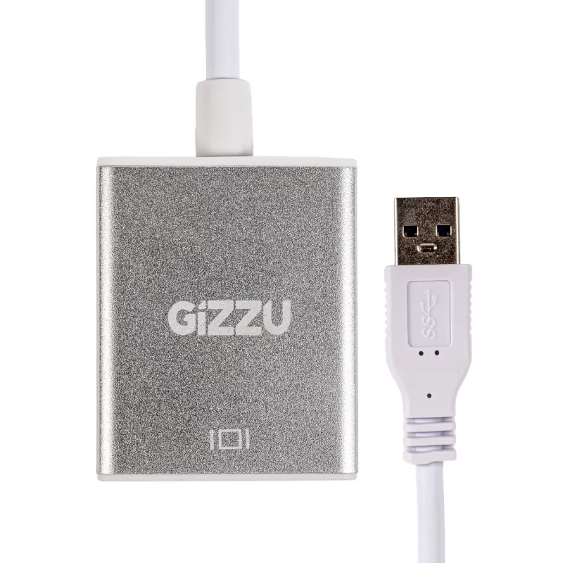 Gizzu USB 3.0 na HDMI Adapter - Full HD 1080p Video Output, Czarny