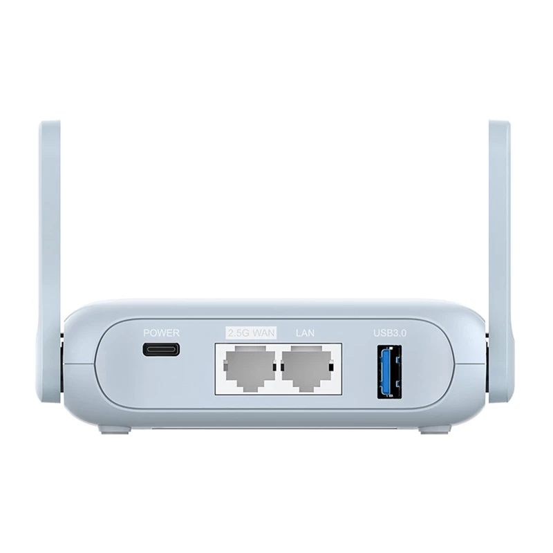 GL.iNet Beryl AX GL-MT3000 kieszonkowy router podróżny Wi-Fi 6, AX3000 dwuzakresowy, 2.5G WAN, 1G LAN, USB 3.0, OpenWrt, VPN, WireGuard, OpenVPN, WPA3, AdGuard Home
