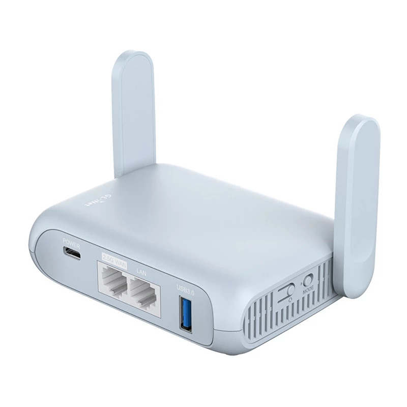 GL.iNet Beryl AX GL-MT3000 kieszonkowy router podróżny Wi-Fi 6, AX3000 dwuzakresowy, 2.5G WAN, 1G LAN, USB 3.0, OpenWrt, VPN, WireGuard, OpenVPN, WPA3, AdGuard Home