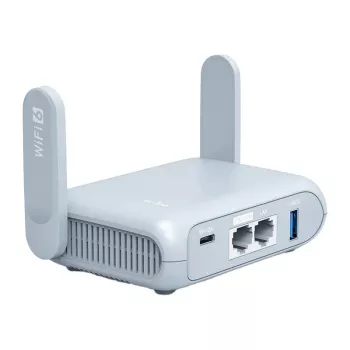 GL.iNet Beryl AX GL-MT3000 kieszonkowy router podróżny Wi-Fi 6, AX3000 dwuzakresowy, 2.5G WAN, 1G LAN, USB 3.0, OpenWrt, VPN, WireGuard, OpenVPN, WPA3, AdGuard Home