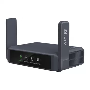 GL.iNet Slate 7 AC750 Dwuzakresowy Gigabitowy Router Bezprzewodowy z OpenWrt, USB 2.0, Gniazdem MicroSD, Obsługą VPN