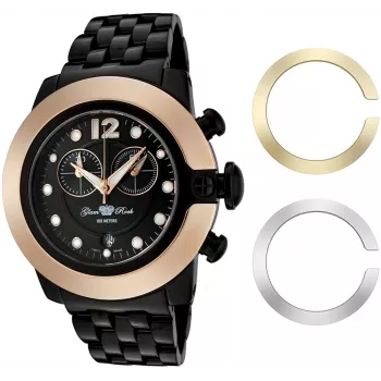 Zegarek męski GLAM ROCK GR32183 Swiss Quartz 44mm Czarny Silikon