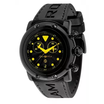 GLAM ROCK GR61112 Zegarek Damski Chronograf 46mm Czarna Silikonowa