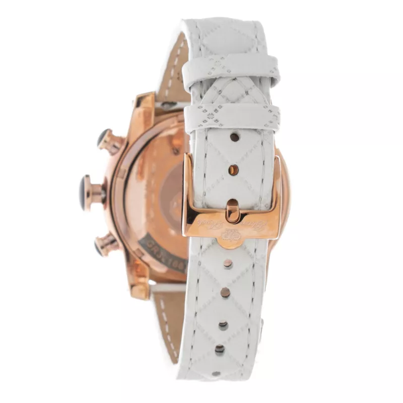 GLAM ROCK Zegarek damski GR32166R 44mm Biały silikonowy pasek