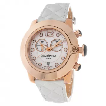 GLAM ROCK Zegarek damski GR32166R 44mm Biały silikonowy pasek