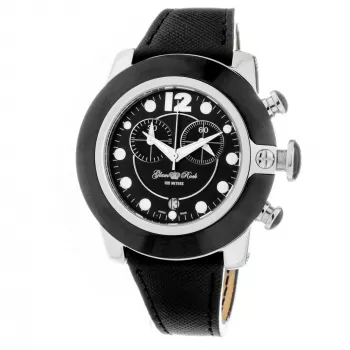Zegarek damski GLAM ROCK Swiss Quartz GR32118 44mm Czarna Skóra