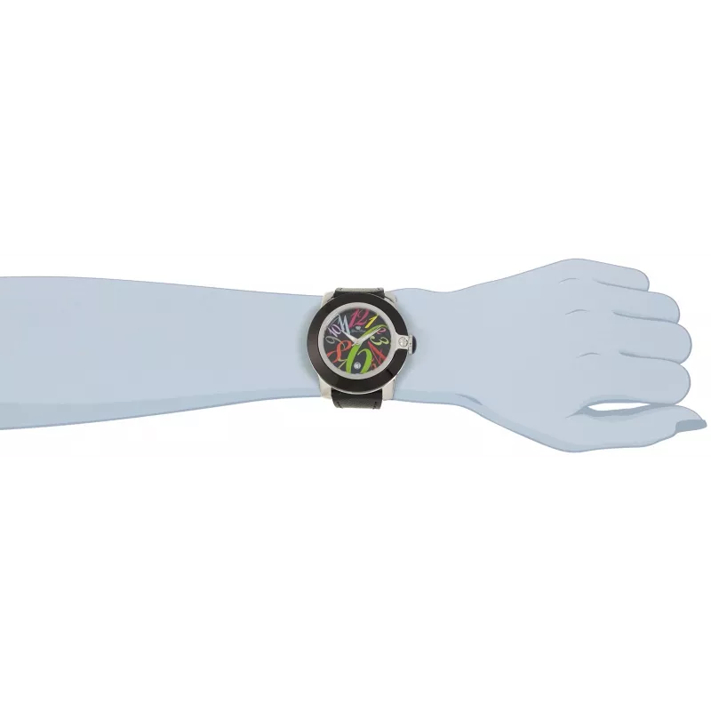 Zegarek damski GLAM ROCK GR32018 Miami Collection 44mm Swiss Quartz Stal nierdzewna Skóra Czarny