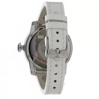 Zegarek damski GLAM ROCK GR32050 44mm Swiss Quartz Chronograph Biały Silikonowy Pasek