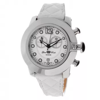 Zegarek damski GLAM ROCK GR32153P 44mm Swiss Quartz Stal nierdzewna Ceramiczny bezel Pasek silikonowy Czarny
