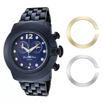 Zegarek damski GLAM ROCK GR32161 (44mm) - Biała ceramika, szwajcarski kwarc