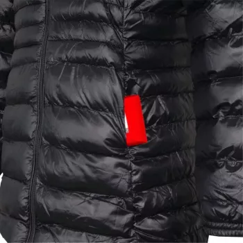 Glovii GTFBL Damska Ocieplana Kurtka Softshell z Ogrzewaniem Węglowym, 3 Tryby, Akumulator, Czarny