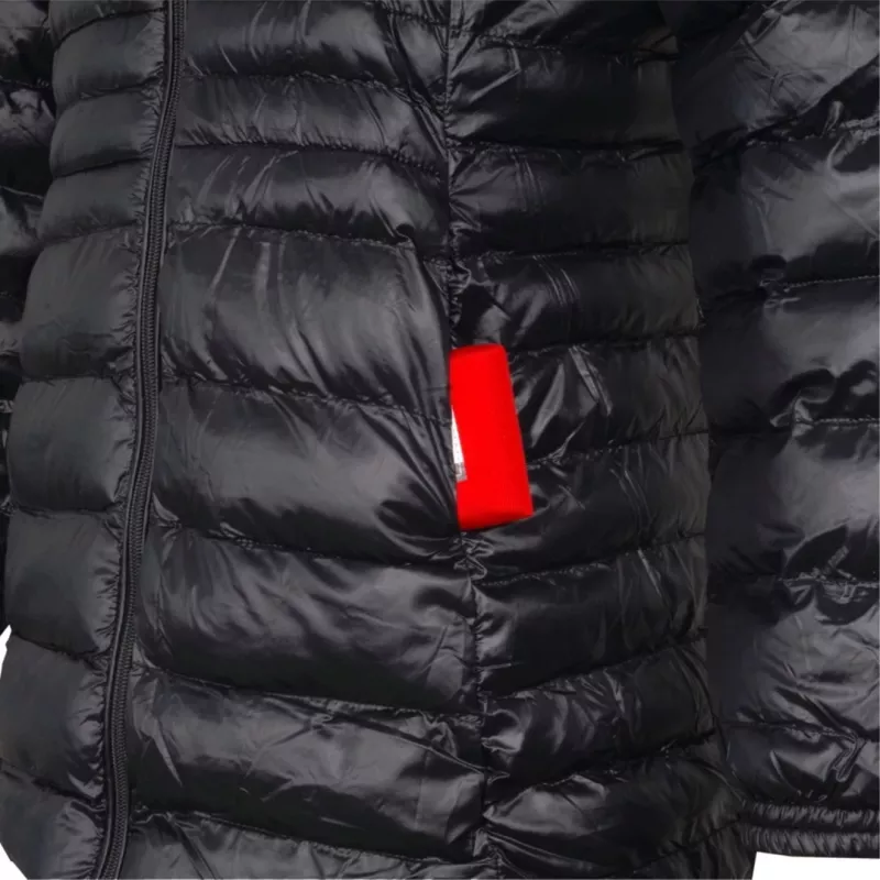 Glovii GTFBL Damska Ocieplana Kurtka Softshell z Ogrzewaniem Węglowym, 3 Tryby, Akumulator, Czarny