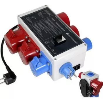 Adapter testowy GMC Instruments VL2 E do trójfazowych przedłużaczy, CEE 16A/32A na gniazdo bezpieczeństwa