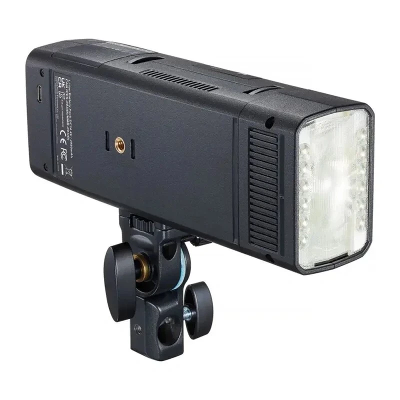 Godox AD200Pro II Zestaw Lampy Błyskowej Pocket Flash z Głowicą Bare Bulb i Fresnel, 200Ws, TTL/HSS, System 2.4GHz X