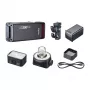 Godox AD200Pro II Zestaw Lampy Błyskowej Pocket Flash z Głowicą Bare Bulb i Fresnel, 200Ws, TTL/HSS, System 2.4GHz X