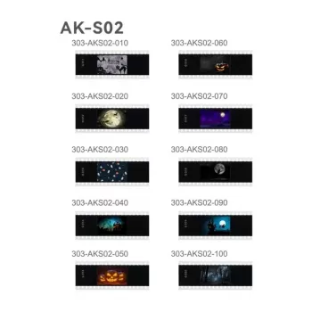Godox AK-S02 Zestaw 2 Slajdów do Zestawu AK-R1 – Slajdy Kreatywne z Wzorami Żaluzji i Kropek