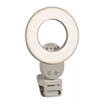 GODOX LR30Bi Ring Light – 30W dwukolorowa lampa pierścieniowa LED z CRI 96, 2800K-8500K, USB-C PD i zasilaczem sieciowym, uchwytem na smartfona, lusterkiem