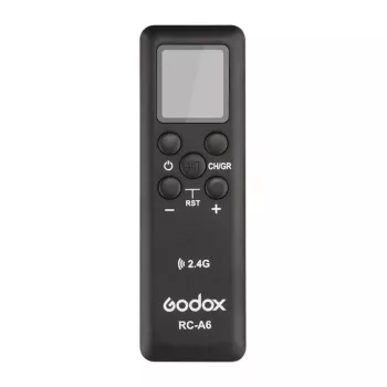 Godox RC-A6 Bezprzewodowy pilot do lamp LED – 2.4GHz, 16 kanałów, 6 grup, wyświetlacz LCD