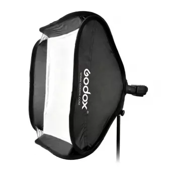 Godox SFGV8080 80x80cm Srebrna Softbox z Gridem i Mocowaniem Bowens, Grid 40°, Dyfuzory Wewnętrzny i Zewnętrzny, Szybki Montaż