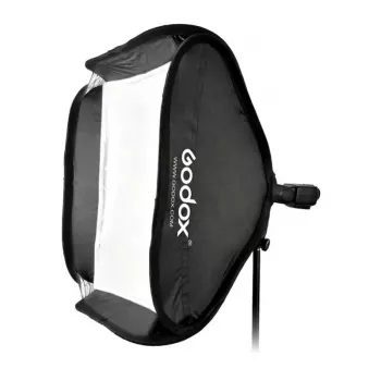 Godox SFGV8080 80x80cm Srebrna Softbox z Gridem i Mocowaniem Bowens, Grid 40°, Dyfuzory Wewnętrzny i Zewnętrzny, Szybki Montaż