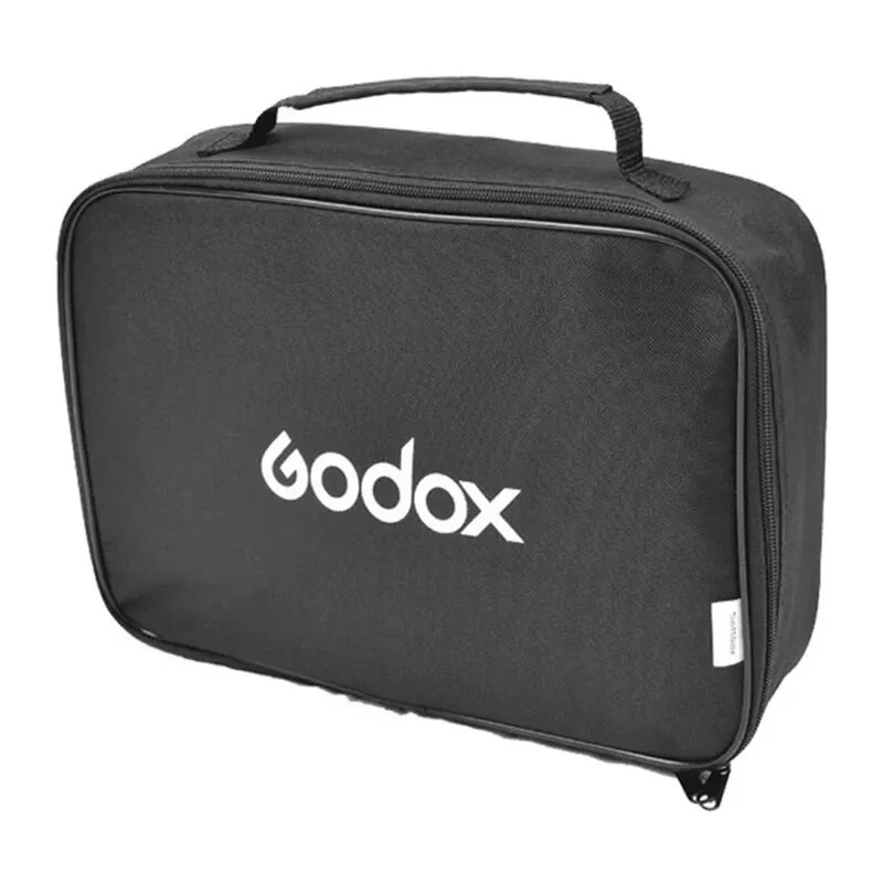 Godox SFUV5050 Składana Kwadratowa Softbox 50x50cm z Mocowaniem S-Type, Srebrnym Wnętrzem, Zdejmowanymi Dyfuzorami i Torbą Transportową