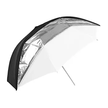 Godox UB-006-33 Dual Duty Photography Umbrella - 33 inch Translucent Shoot-Through White Nylon with Metal Frame
