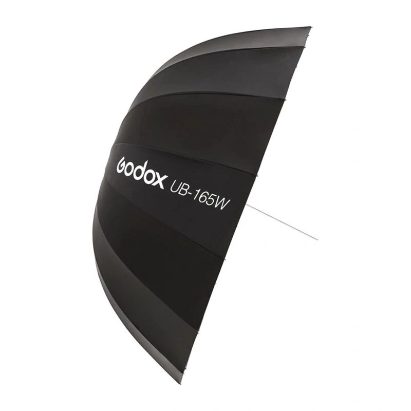 GODOX UB-165W 165cm Parasolka paraboliczna refleksyjna z 16 srebrnymi żebrami i torbą transportową