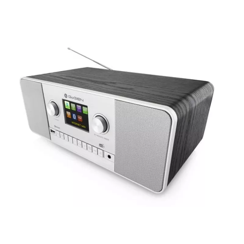 GoGen IR 257 BTDAB Radio internetowe cyfrowe Srebrny