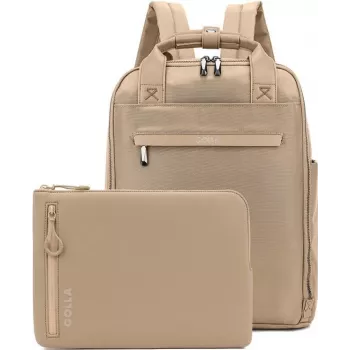 GOLLA Zestaw plecaka i etui na laptopa 14 cali Coffee 76469