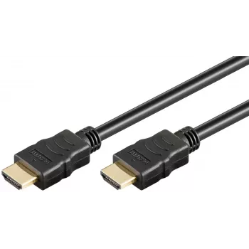 Goobay 80103 Soft HDMI High-Speed Cable with Ethernet 2 m Black