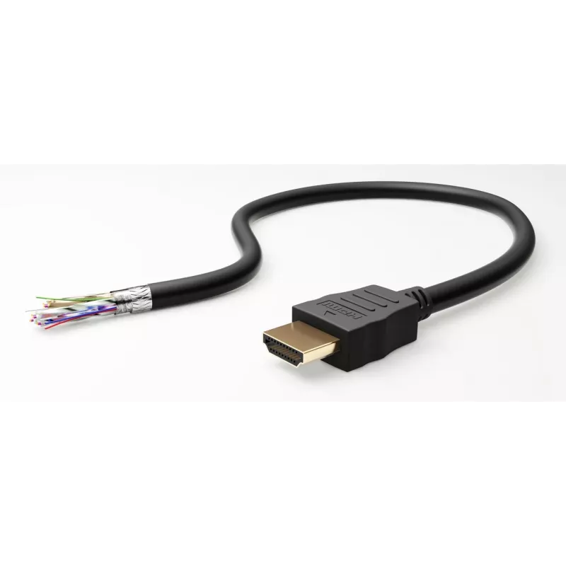 Goobay 80105 Miękki kabel HDMI High-Speed z Ethernetem - 5m czarny