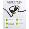 Goobay 80105 Miękki kabel HDMI High-Speed z Ethernetem - 5m czarny