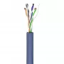 Goobay Cat 6a U/UTP Kabel sieciowy, 305 m, miedź lita, AWG 23, LSZH, niebieski (96097)