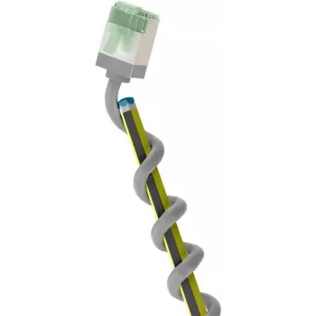 Goobay CAT 8.1 Ultra-Flexible Slim U/FTP Patch Cable, szary, 0,25 m 74344