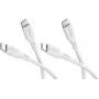 Goobay Zestaw 2x kabel USB-C silikonowy, 1,5 m, biały (81244)