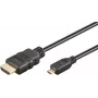 Goobay Ultra High-Speed HDMI Cable Micro-HDMI 8K 60 Hz 2 m Czarny