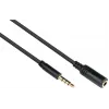 Przedłużacz audio Good Connections 3,5mm 4-biegunowy TRRS, wtyk do gniazda, 1,5m, czarny AS-35V4B15