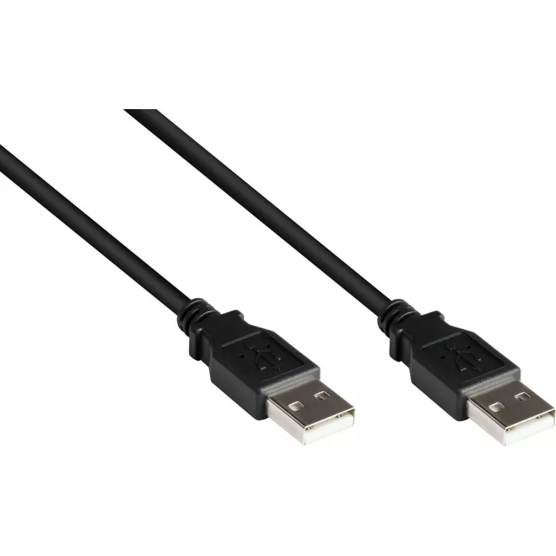Good Connections Alcasa Kabel USB 2.0 A na A, 0,5 m, Czarny
