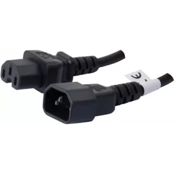 Kabel zasilający Good Connections C14 do C15 do urządzeń ciepłych, 1,8 m, 10 A, 250 V, czarny 808361