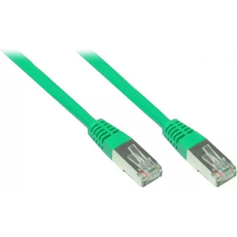Kabel krosowy Good Connections Cat. 5e SF/UTP, 7,5 m, zielony 855G-075