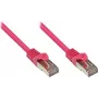 Kabel krosowy Good Connections Cat 5e SF/UTP, magenta, 0,25 m 855M-003