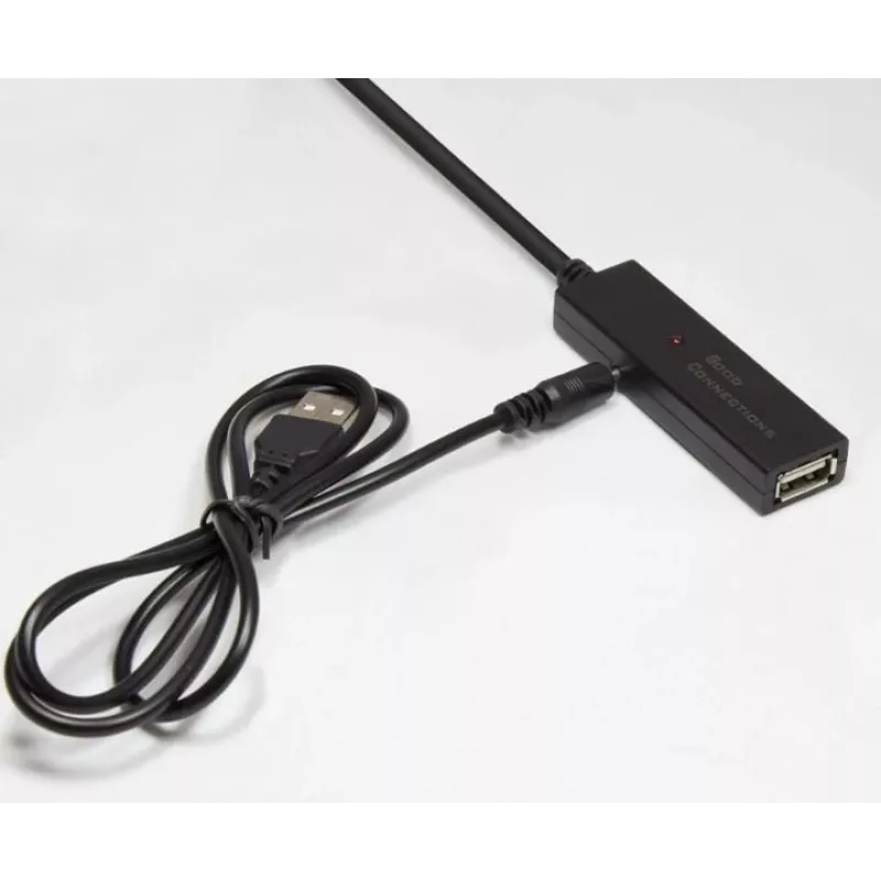 Good Connections GC-M0134 USB 2.0 Extension Cable 20 m Black with Signal Booster