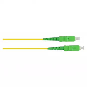 Good Connections OS2 Jednomodowy patchcord światłowodowy SC/SC UPC Simplex 9/125µm LSZH 10m Żółty