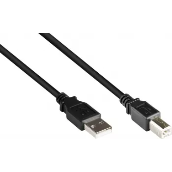 Good Connections Kabel USB 2.0 A na B, 0,25 m, czarny